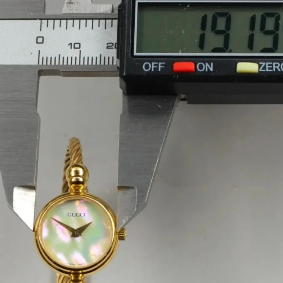 Gorgeous Gucci Pearl and Gold Watch